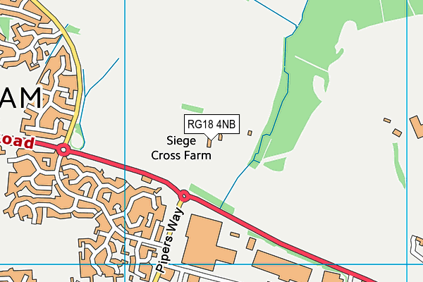 RG18 4NB map - OS VectorMap District (Ordnance Survey) RG18 4NB map - OS VectorMap District (Ordnance Survey)
