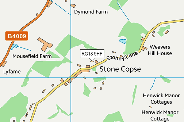 RG18 9HF map - OS VectorMap District (Ordnance Survey) RG18 9HF map - OS VectorMap District (Ordnance Survey)