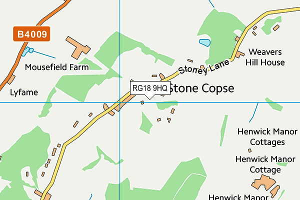 RG18 9HQ map - OS VectorMap District (Ordnance Survey) RG18 9HQ map - OS VectorMap District (Ordnance Survey)