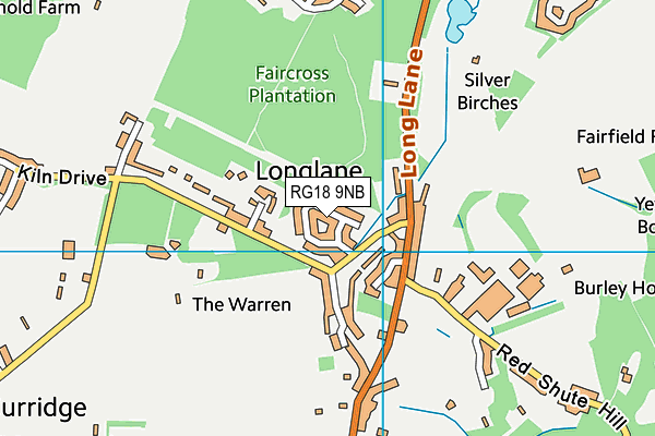 RG18 9NB map - OS VectorMap District (Ordnance Survey) RG18 9NB map - OS VectorMap District (Ordnance Survey)