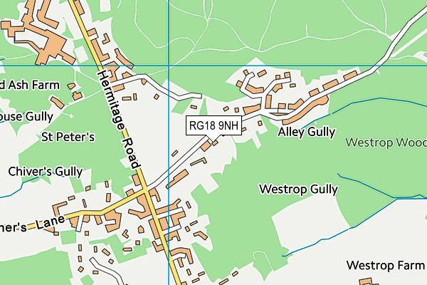 RG18 9NH map - OS VectorMap District (Ordnance Survey) RG18 9NH map - OS VectorMap District (Ordnance Survey)