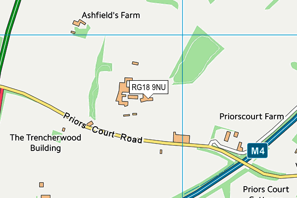 RG18 9NU map - OS VectorMap District (Ordnance Survey) RG18 9NU map - OS VectorMap District (Ordnance Survey)