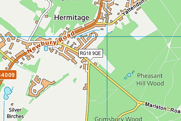 RG18 9QE map - OS VectorMap District (Ordnance Survey) RG18 9QE map - OS VectorMap District (Ordnance Survey)