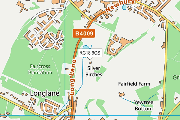 RG18 9QS map - OS VectorMap District (Ordnance Survey) RG18 9QS map - OS VectorMap District (Ordnance Survey)