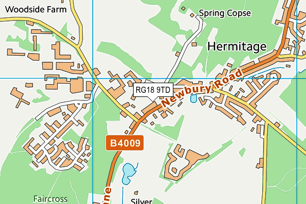 RG18 9TD map - OS VectorMap District (Ordnance Survey) RG18 9TD map - OS VectorMap District (Ordnance Survey)