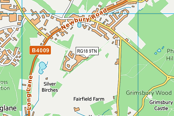 RG18 9TN map - OS VectorMap District (Ordnance Survey) RG18 9TN map - OS VectorMap District (Ordnance Survey)