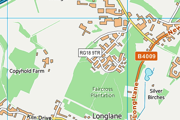 RG18 9TR map - OS VectorMap District (Ordnance Survey) RG18 9TR map - OS VectorMap District (Ordnance Survey)