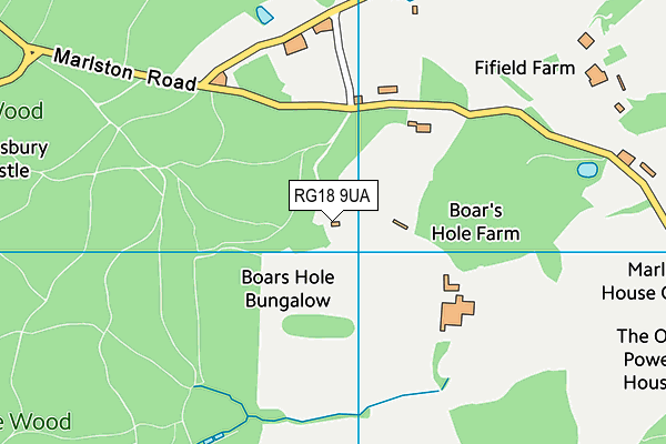 RG18 9UA map - OS VectorMap District (Ordnance Survey) RG18 9UA map - OS VectorMap District (Ordnance Survey)