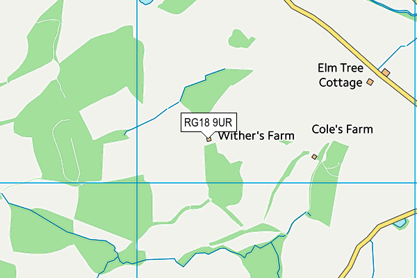 RG18 9UR map - OS VectorMap District (Ordnance Survey) RG18 9UR map - OS VectorMap District (Ordnance Survey)