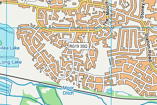 RG19 3SQ map - OS VectorMap District (Ordnance Survey) RG19 3SQ map - OS VectorMap District (Ordnance Survey)