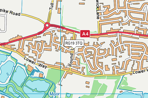 RG19 3TQ map - OS VectorMap District (Ordnance Survey) RG19 3TQ map - OS VectorMap District (Ordnance Survey)