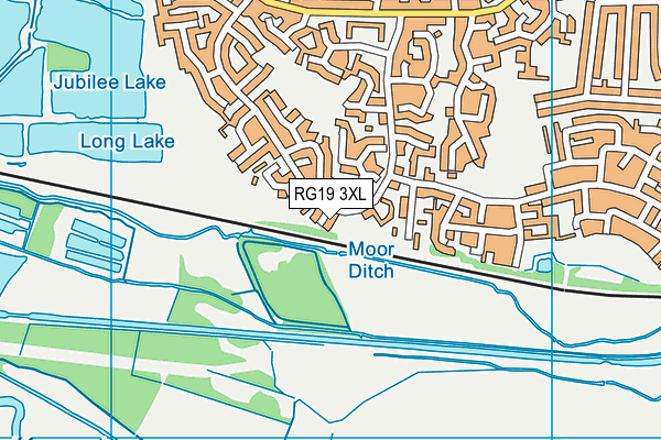 RG19 3XL map - OS VectorMap District (Ordnance Survey) RG19 3XL map - OS VectorMap District (Ordnance Survey)