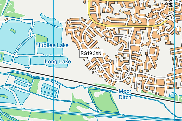 RG19 3XN map - OS VectorMap District (Ordnance Survey) RG19 3XN map - OS VectorMap District (Ordnance Survey)