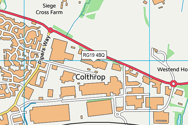 RG19 4BQ map - OS VectorMap District (Ordnance Survey) RG19 4BQ map - OS VectorMap District (Ordnance Survey)