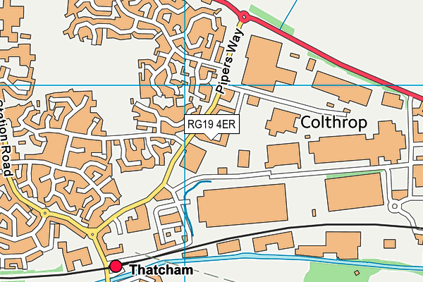 RG19 4ER map - OS VectorMap District (Ordnance Survey) RG19 4ER map - OS VectorMap District (Ordnance Survey)