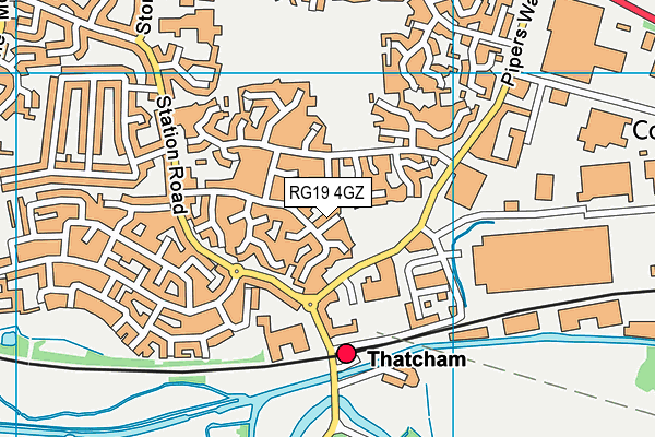 RG19 4GZ map - OS VectorMap District (Ordnance Survey) RG19 4GZ map - OS VectorMap District (Ordnance Survey)