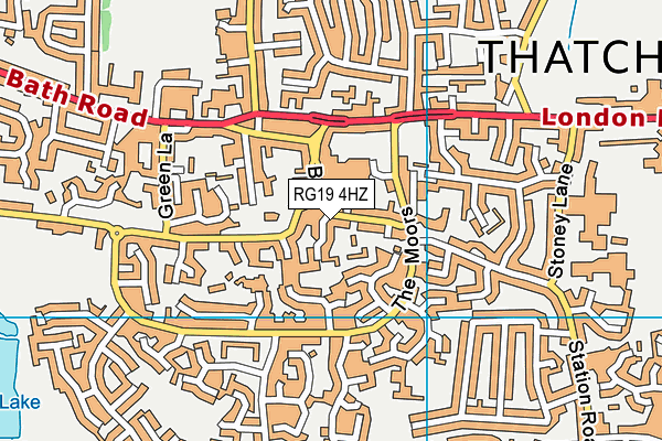 RG19 4HZ map - OS VectorMap District (Ordnance Survey) RG19 4HZ map - OS VectorMap District (Ordnance Survey)