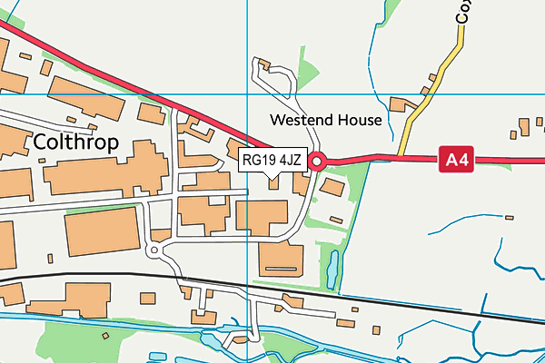 RG19 4JZ map - OS VectorMap District (Ordnance Survey) RG19 4JZ map - OS VectorMap District (Ordnance Survey)