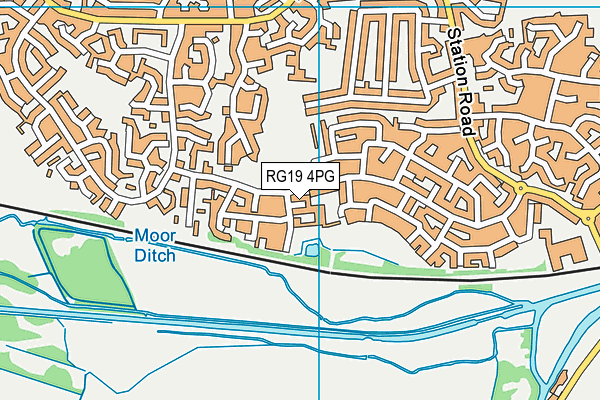 RG19 4PG map - OS VectorMap District (Ordnance Survey) RG19 4PG map - OS VectorMap District (Ordnance Survey)