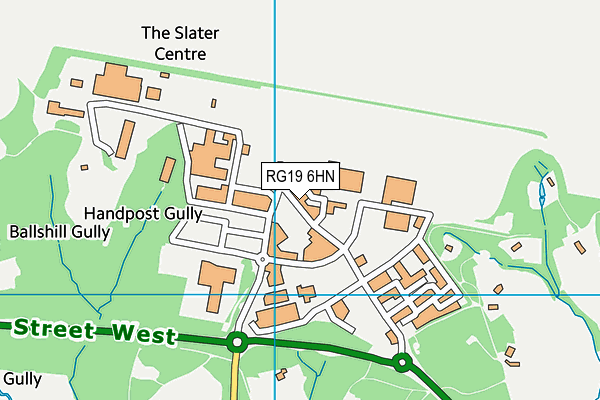 RG19 6HN map - OS VectorMap District (Ordnance Survey) RG19 6HN map - OS VectorMap District (Ordnance Survey)