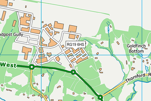 RG19 6HS map - OS VectorMap District (Ordnance Survey) RG19 6HS map - OS VectorMap District (Ordnance Survey)