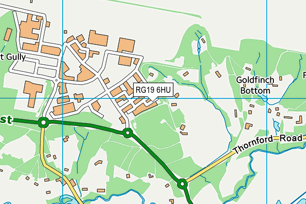 RG19 6HU map - OS VectorMap District (Ordnance Survey) RG19 6HU map - OS VectorMap District (Ordnance Survey)