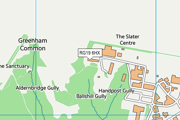 RG19 6HX map - OS VectorMap District (Ordnance Survey) RG19 6HX map - OS VectorMap District (Ordnance Survey)