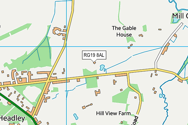 RG19 8AL map - OS VectorMap District (Ordnance Survey) RG19 8AL map - OS VectorMap District (Ordnance Survey)