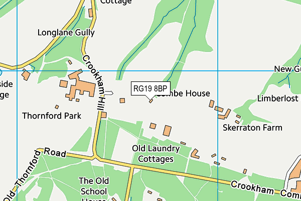 RG19 8BP map - OS VectorMap District (Ordnance Survey) RG19 8BP map - OS VectorMap District (Ordnance Survey)