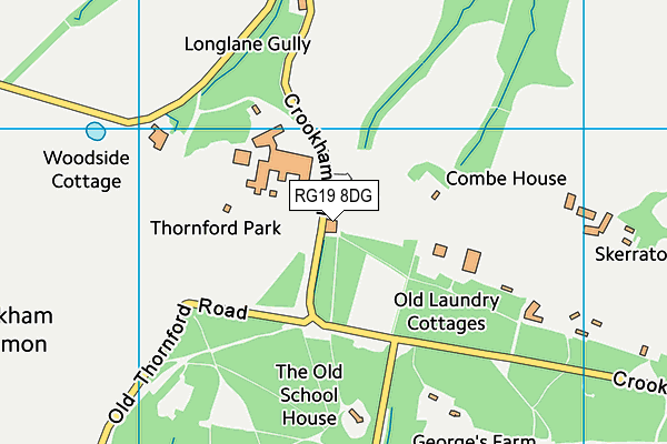 RG19 8DG map - OS VectorMap District (Ordnance Survey) RG19 8DG map - OS VectorMap District (Ordnance Survey)