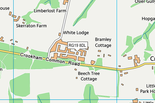 RG19 8DL map - OS VectorMap District (Ordnance Survey) RG19 8DL map - OS VectorMap District (Ordnance Survey)