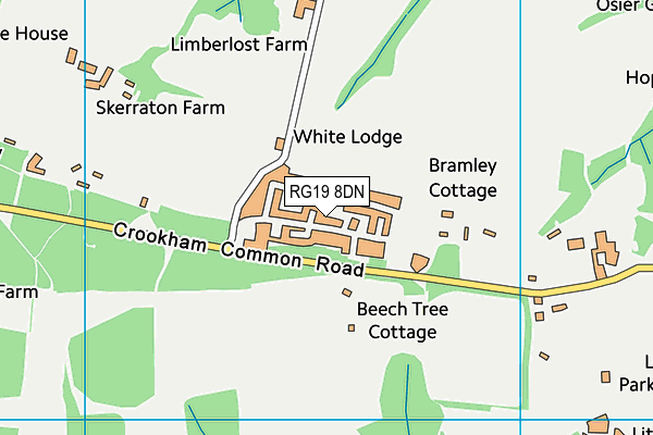 RG19 8DN map - OS VectorMap District (Ordnance Survey) RG19 8DN map - OS VectorMap District (Ordnance Survey)