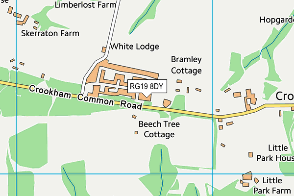 RG19 8DY map - OS VectorMap District (Ordnance Survey) RG19 8DY map - OS VectorMap District (Ordnance Survey)