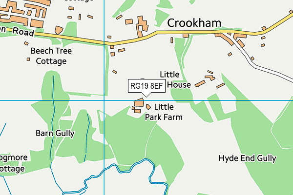 RG19 8EF map - OS VectorMap District (Ordnance Survey) RG19 8EF map - OS VectorMap District (Ordnance Survey)