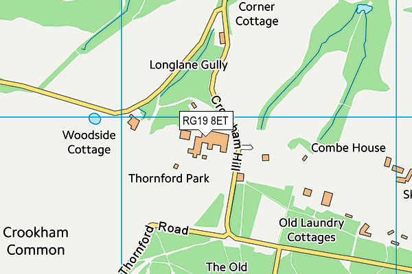 RG19 8ET map - OS VectorMap District (Ordnance Survey) RG19 8ET map - OS VectorMap District (Ordnance Survey)