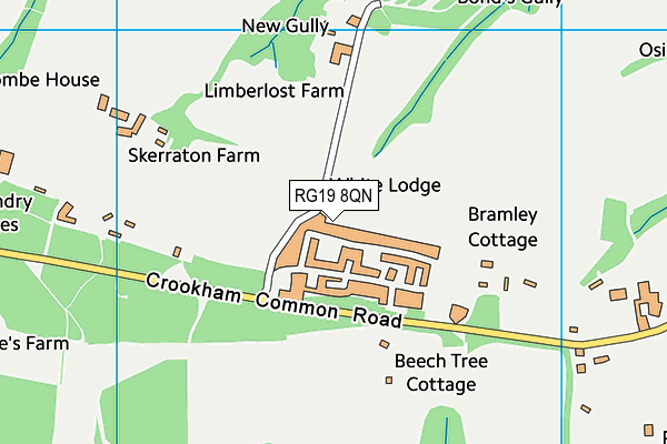 RG19 8QN map - OS VectorMap District (Ordnance Survey) RG19 8QN map - OS VectorMap District (Ordnance Survey)