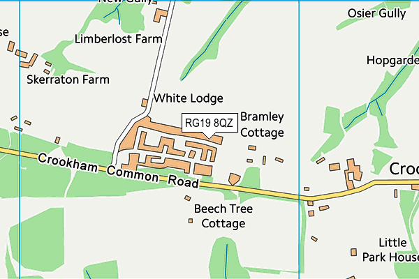 RG19 8QZ map - OS VectorMap District (Ordnance Survey) RG19 8QZ map - OS VectorMap District (Ordnance Survey)