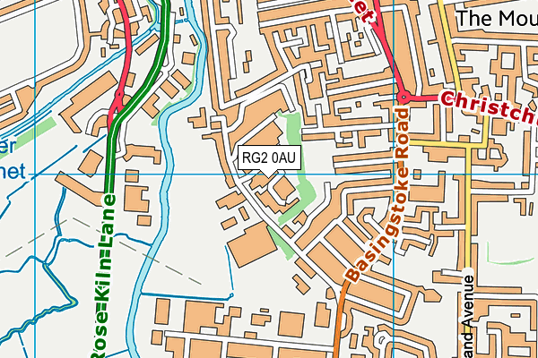 RG2 0AU map - OS VectorMap District (Ordnance Survey) RG2 0AU map - OS VectorMap District (Ordnance Survey)