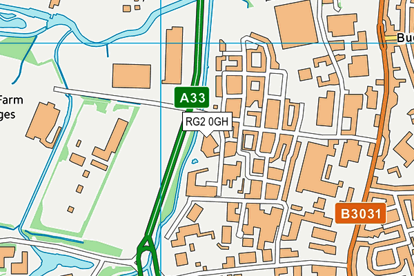 RG2 0GH map - OS VectorMap District (Ordnance Survey) RG2 0GH map - OS VectorMap District (Ordnance Survey)