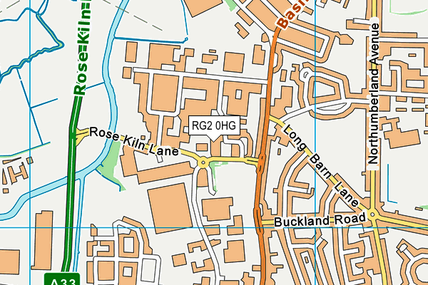 RG2 0HG map - OS VectorMap District (Ordnance Survey) RG2 0HG map - OS VectorMap District (Ordnance Survey)
