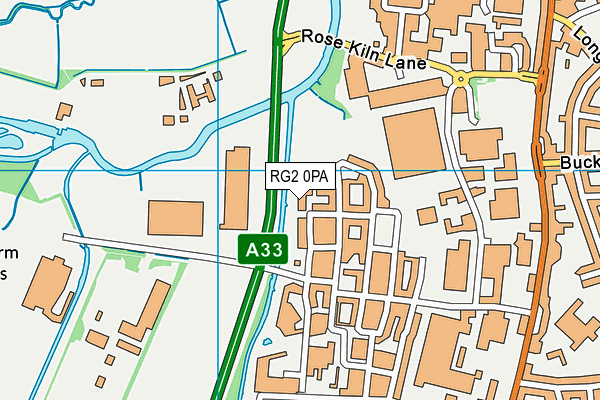 RG2 0PA map - OS VectorMap District (Ordnance Survey) RG2 0PA map - OS VectorMap District (Ordnance Survey)
