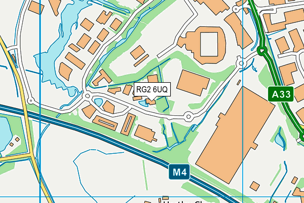 RG2 6UQ map - OS VectorMap District (Ordnance Survey) RG2 6UQ map - OS VectorMap District (Ordnance Survey)
