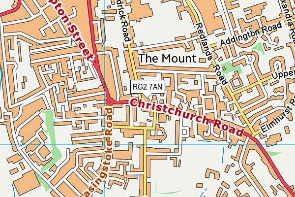 RG2 7AN map - OS VectorMap District (Ordnance Survey) RG2 7AN map - OS VectorMap District (Ordnance Survey)