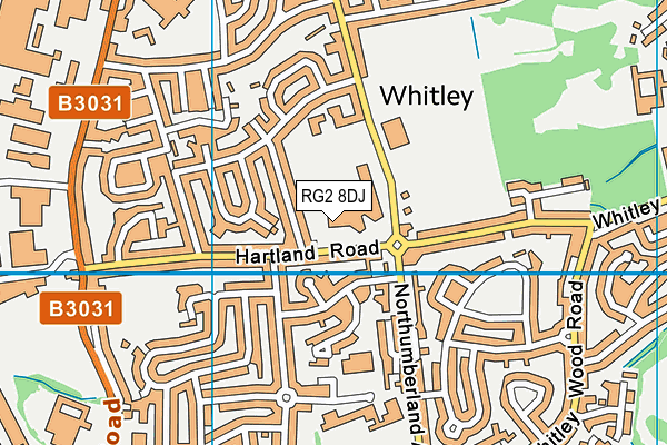 RG2 8DJ map - OS VectorMap District (Ordnance Survey) RG2 8DJ map - OS VectorMap District (Ordnance Survey)