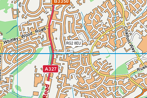 RG2 8EU map - OS VectorMap District (Ordnance Survey) RG2 8EU map - OS VectorMap District (Ordnance Survey)