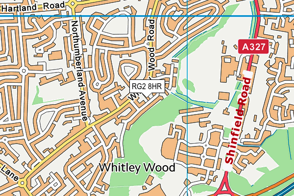 RG2 8HR map - OS VectorMap District (Ordnance Survey) RG2 8HR map - OS VectorMap District (Ordnance Survey)