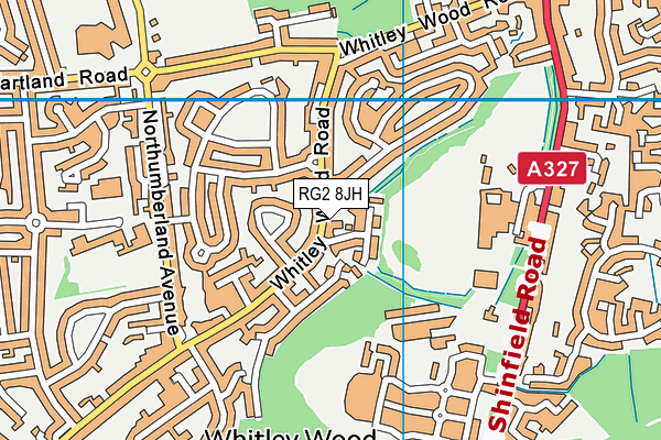 RG2 8JH map - OS VectorMap District (Ordnance Survey) RG2 8JH map - OS VectorMap District (Ordnance Survey)