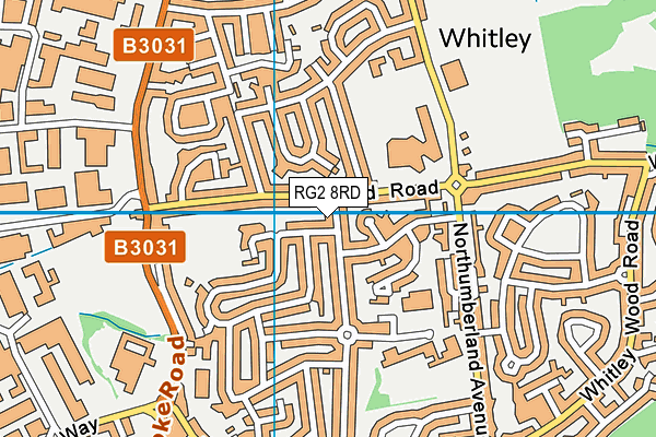 RG2 8RD map - OS VectorMap District (Ordnance Survey) RG2 8RD map - OS VectorMap District (Ordnance Survey)