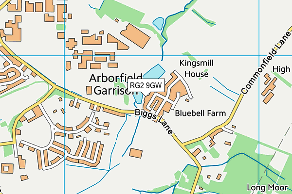 RG2 9GW map - OS VectorMap District (Ordnance Survey) RG2 9GW map - OS VectorMap District (Ordnance Survey)