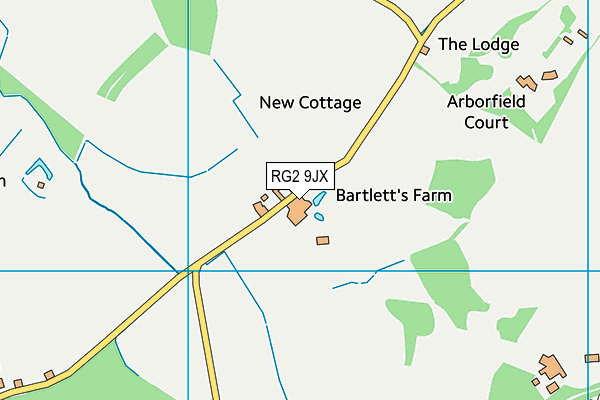 RG2 9JX map - OS VectorMap District (Ordnance Survey) RG2 9JX map - OS VectorMap District (Ordnance Survey)